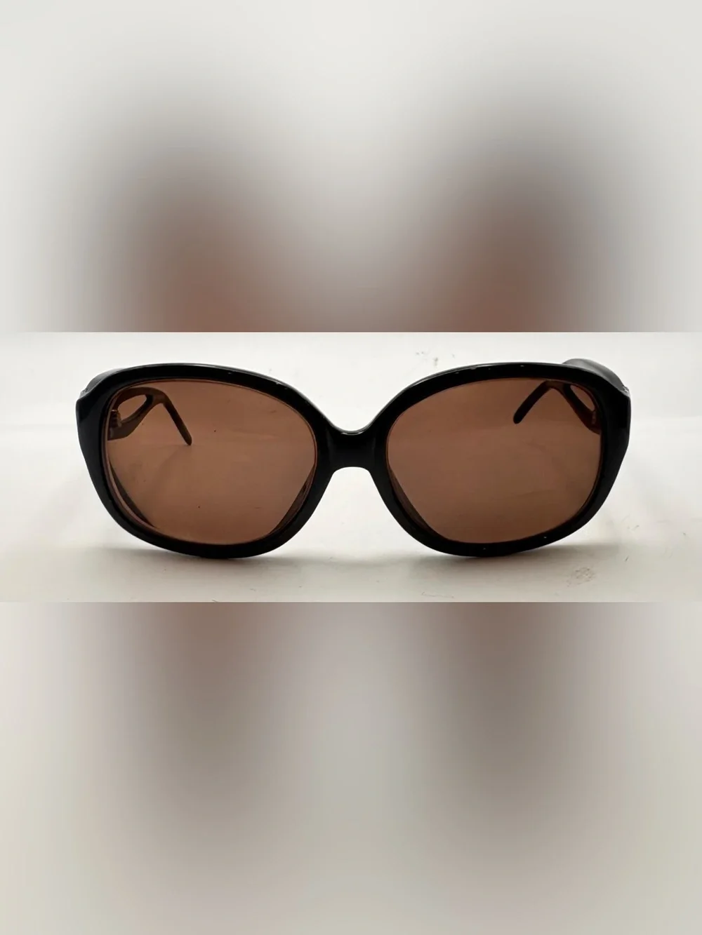 Joan Collins 9975 Black Oval Sunglasses Frames Only